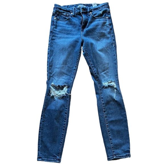 Good American Good Legs Crop Blue 27/4 - Picture 2 of 4